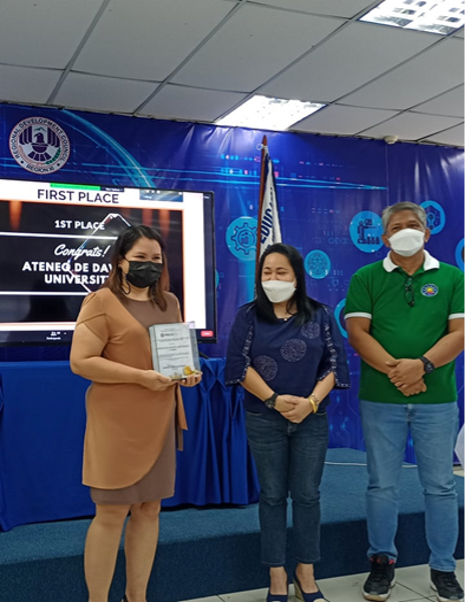 ADDU bagged first place in the recently concluded 2022 Philippine Anti ...